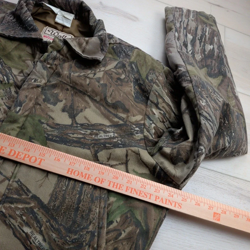 Vintage Walls Blizzard-Pruf Realtree Camo Insulated Coveralls Mens L Tall USA